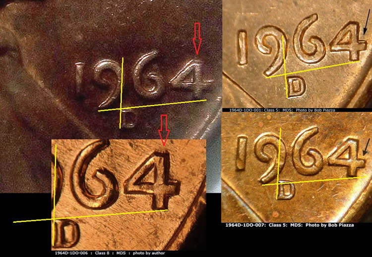 1964-D-Lincoln-Cent-Double-Die-Obverse-And-A-Possibly-4-Next-To-Lincolns-Face