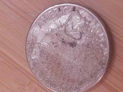 1975?-Roosevelt-Dime-Struck-Through-Cloth-On-Reverse,-Neat-Obverse-Too.