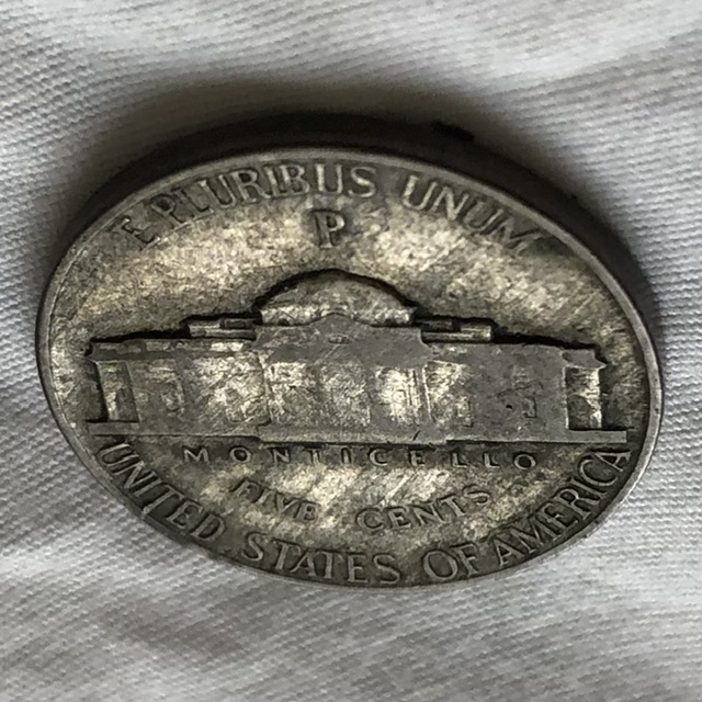 1944-P-Nickel-�-Or-What's-Left-Of-It-After-Lamination-Drama