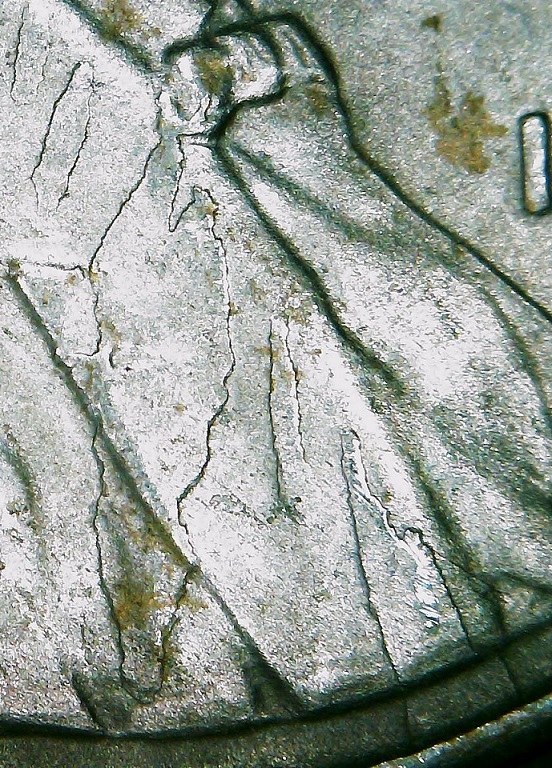 1943-P-Wheat-Cent-With-Unusual-Pre-Cuds-And-RIDBs