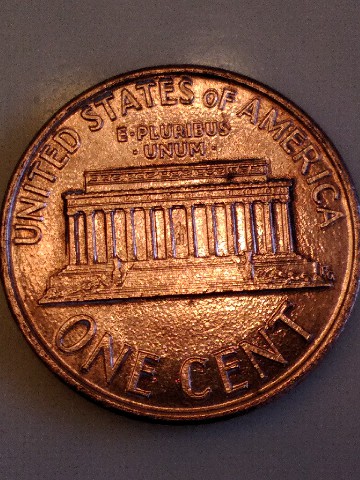 1991-D-Lincoln-Memoral-Penny,-Machine-Doubling-And-Actual-Doubling