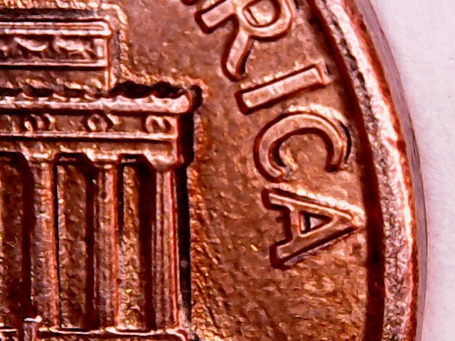 1991-D-Lincoln-Memoral-Penny,-Machine-Doubling-And-Actual-Doubling
