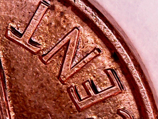 1991-D-Lincoln-Memoral-Penny,-Machine-Doubling-And-Actual-Doubling
