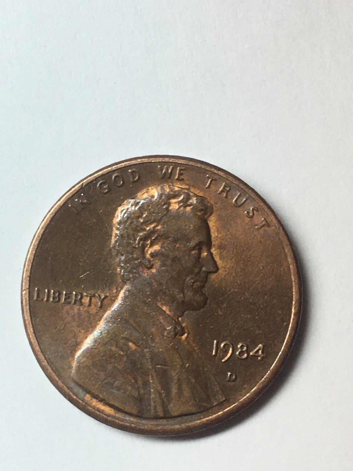 1984-D-Reverse-Strange-Raised-Line-Going-Across-Diagonally