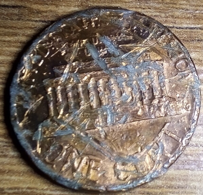 1983-Lincoln-Penny-Smeared-W/Doubling