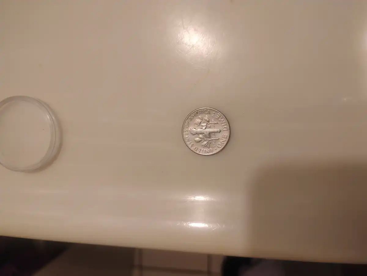 1965-Dime-With-DDO,-Off-Centered--Error