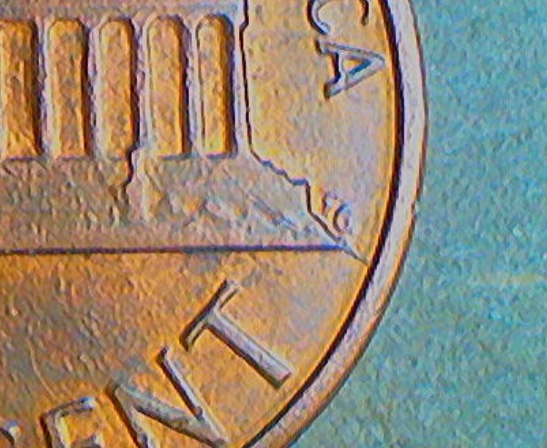 1982-Penny-With-Die-Crack-On-Reverse