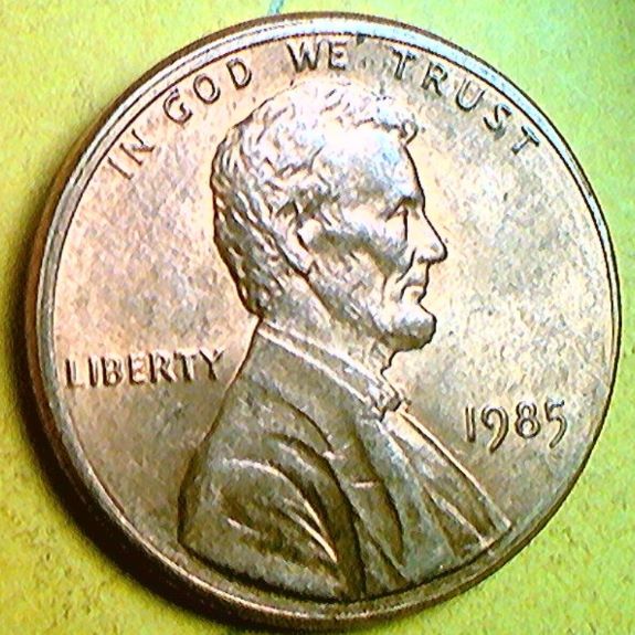1985-Penny-With-Die-Crack-On-Reverse