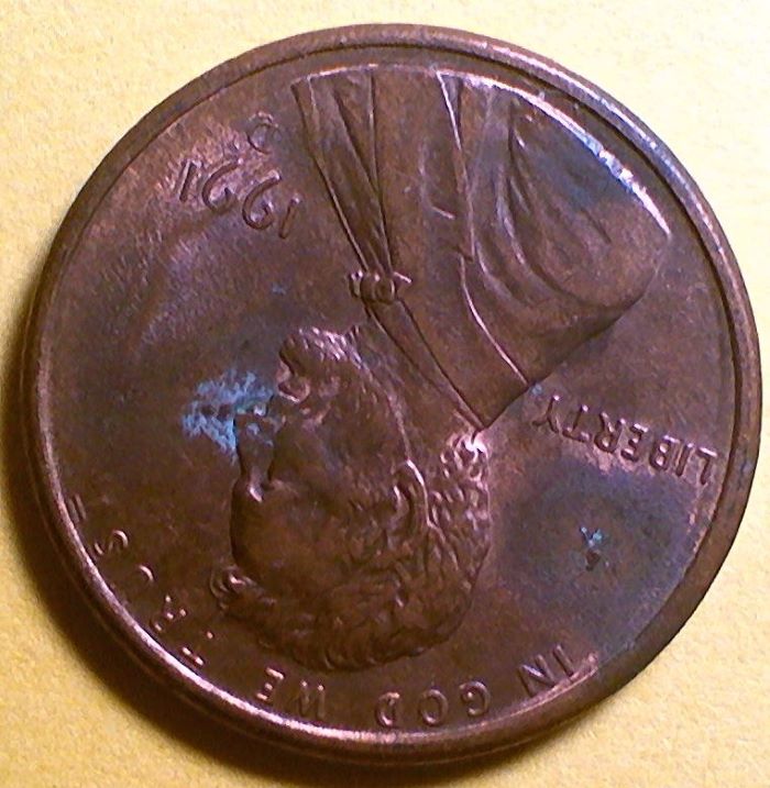1991-Penny-With-Some-Type-Of-Doubling