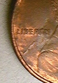 2000-D-Penny-With-Possible-Die-Crack-Or-Bubble-On-Obverse