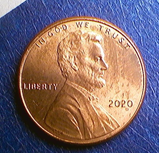 2020-P-Penny-With-Die-Crack-On-Reverse-In-Letter-A