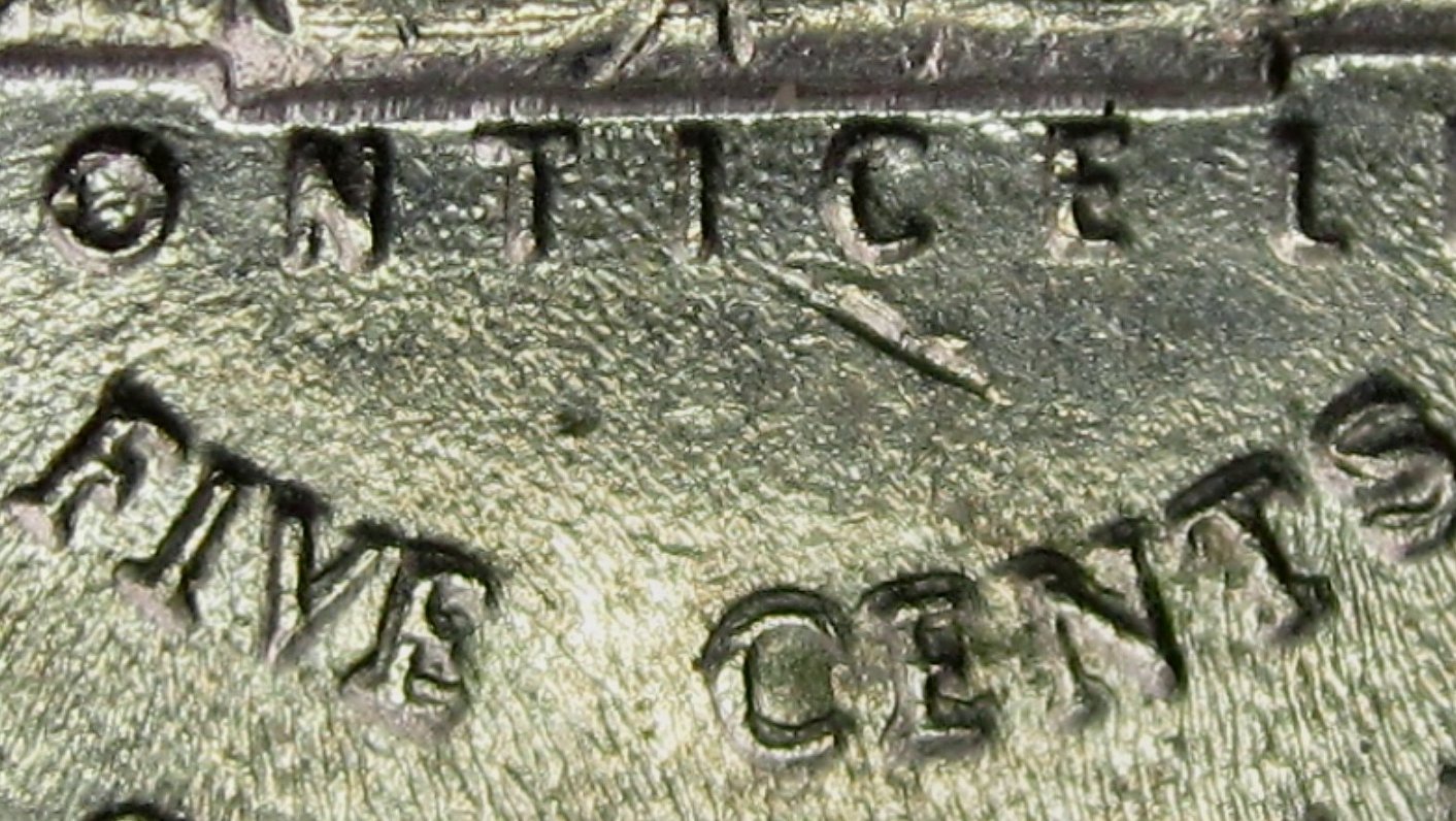 1986-P-Jefferson-Nickel-With-Die-Deterioration-Doubling