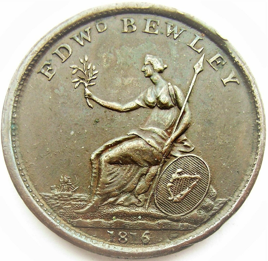 One-Of-My-Many-Wellington-Tokens,-The-1814/1816-Dublin-Penny-Of-Bewley