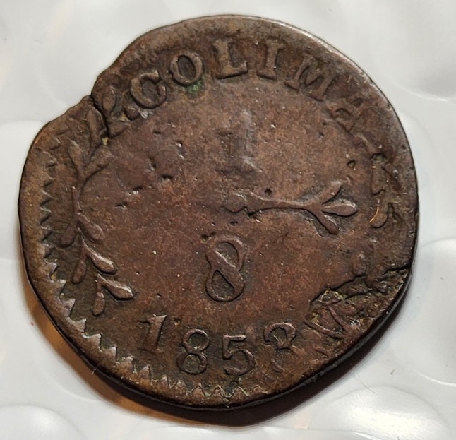 1853-Colima-Token?--Coin?--Any-Ideas?-Id:-Local-Coinage-Of-Mexico