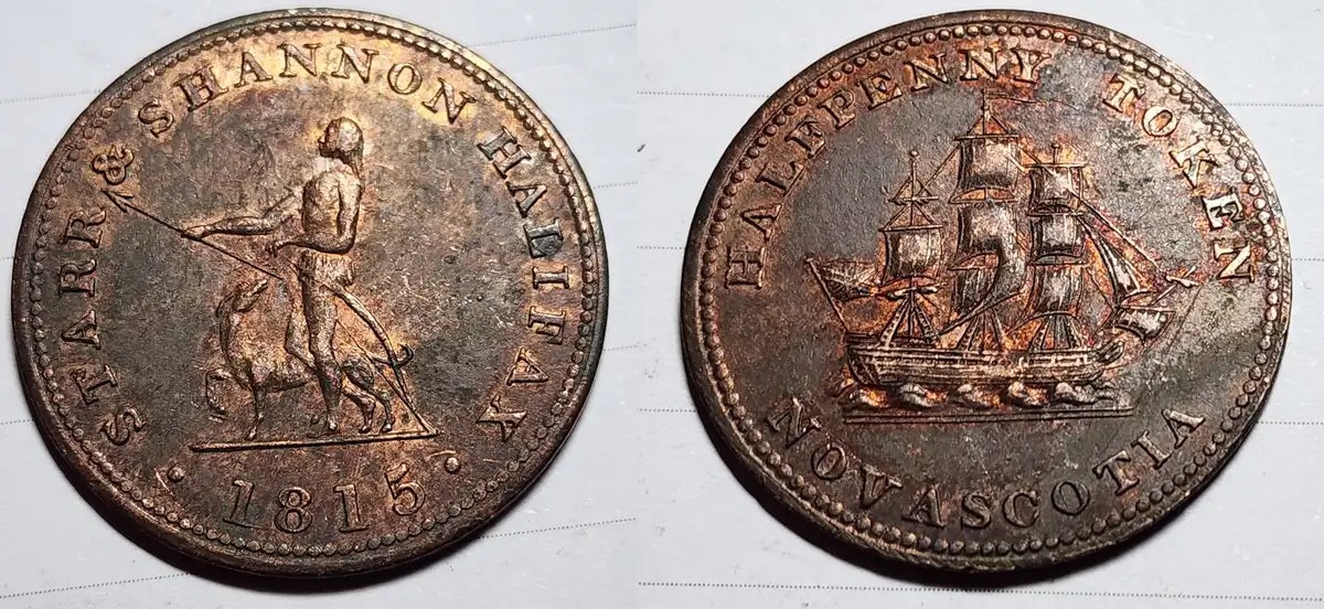 1815-Starr-Shannon-Token,--Cleaned-Or?