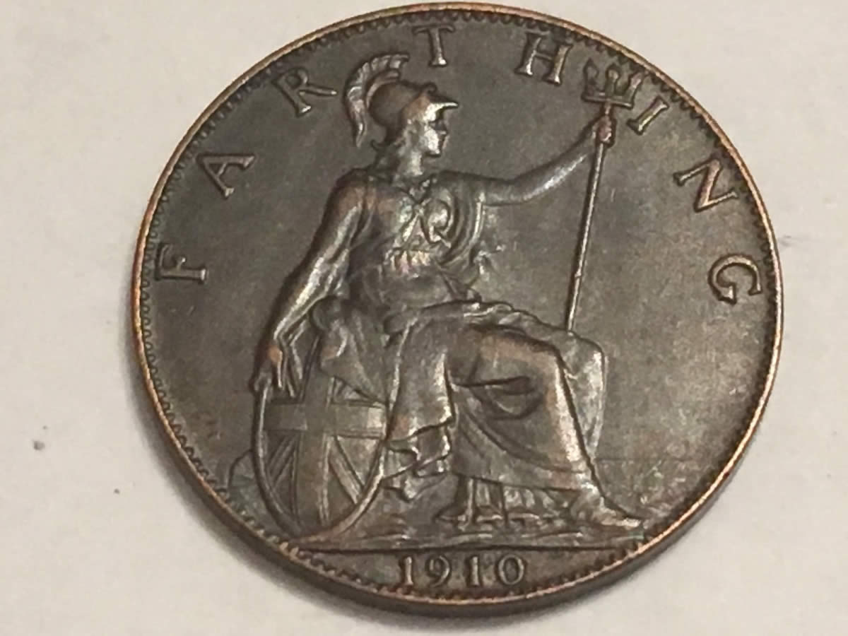 1910-UK-Great-Britain-1-Farthing---Grade?