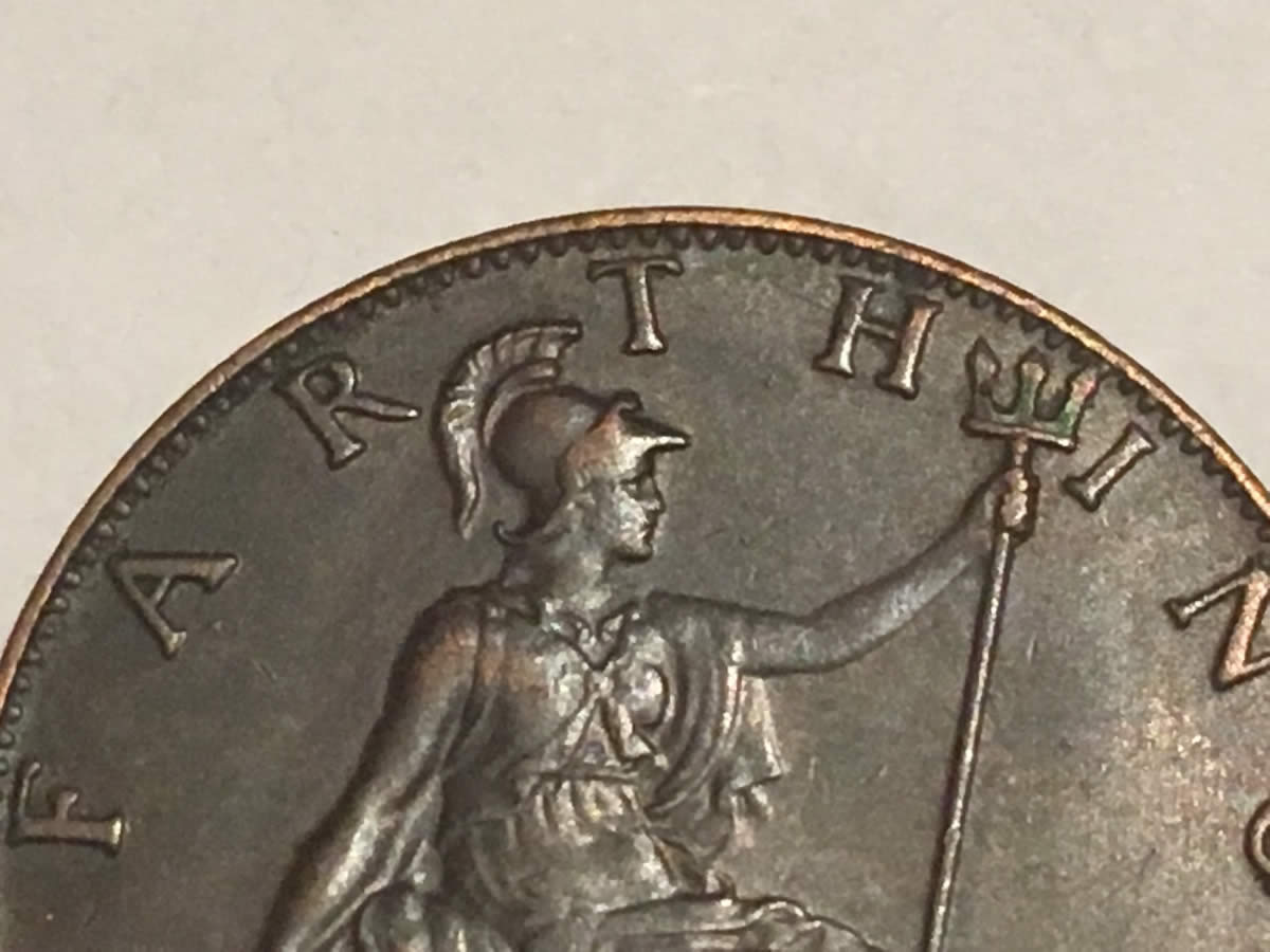 1910-UK-Great-Britain-1-Farthing---Grade?