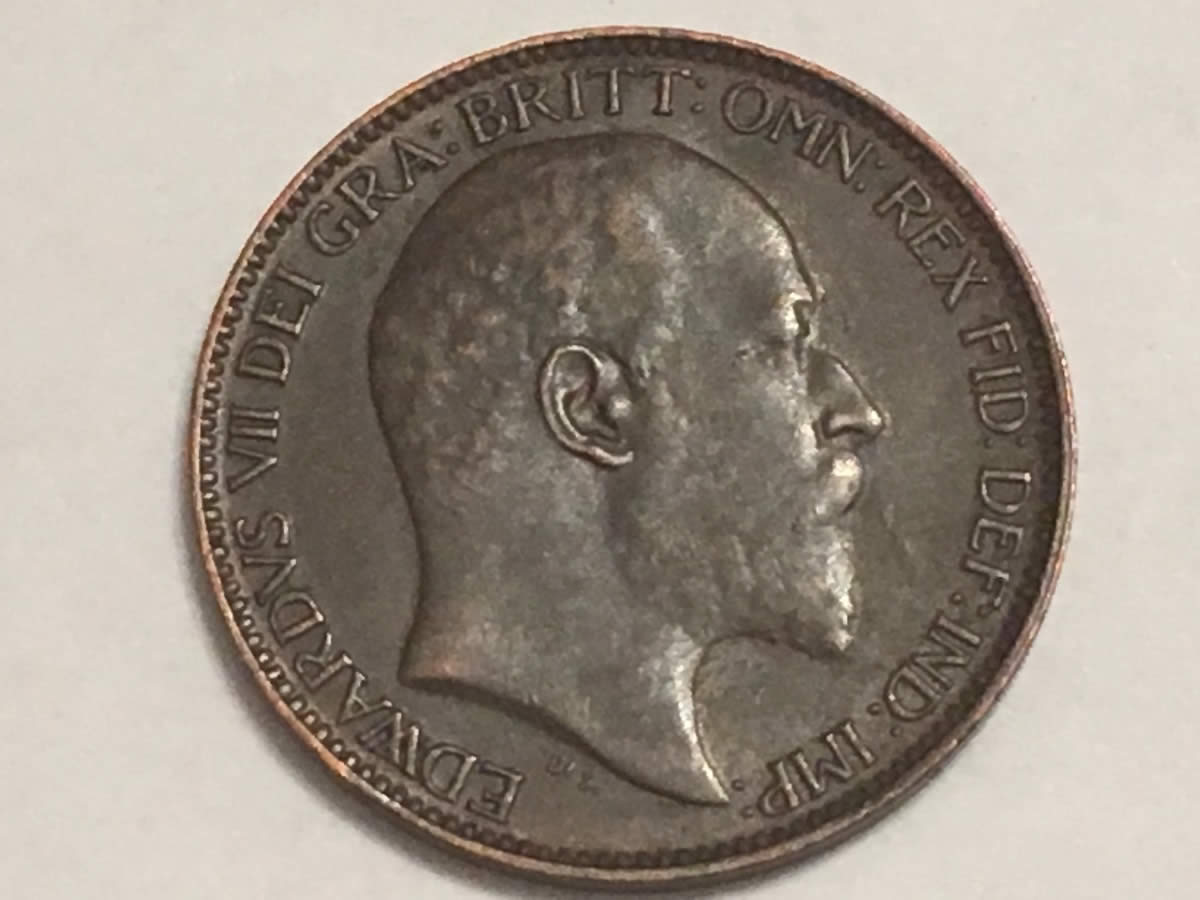 1910-UK-Great-Britain-1-Farthing---Grade?