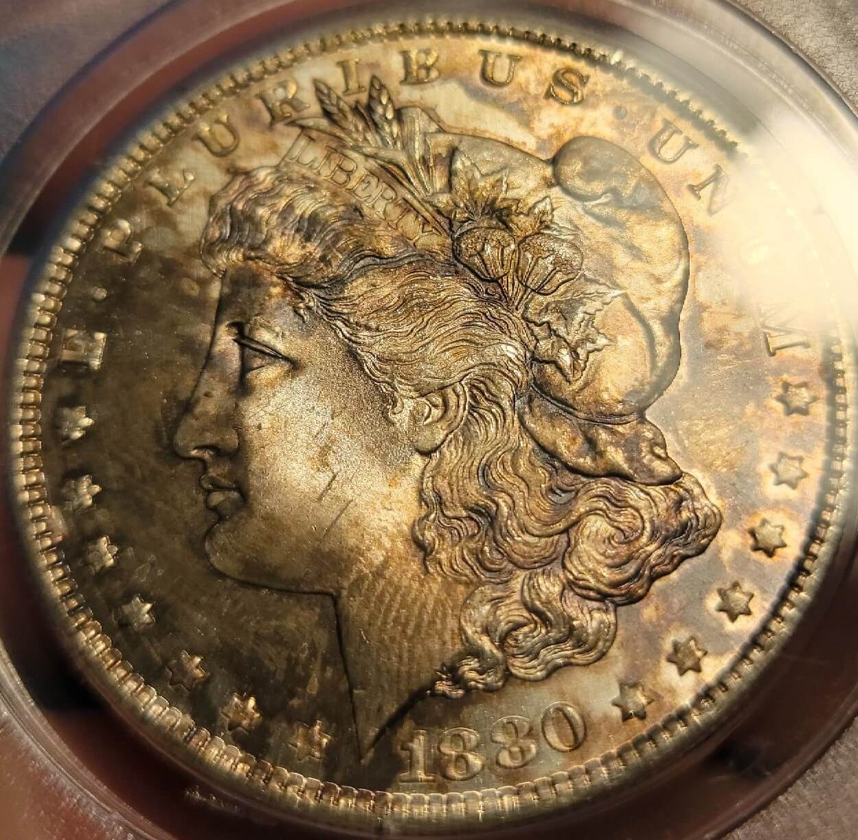 1880-S-Morgan-Dollar-VAM-11-0/9-Overdate