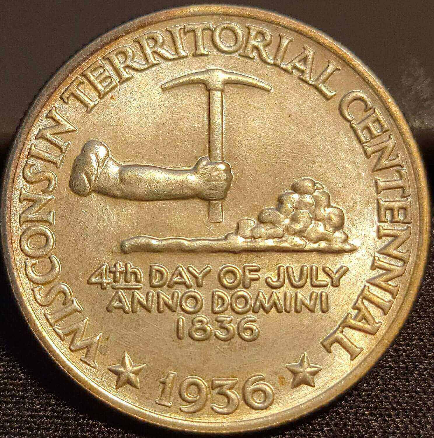 1936-Wisconsin-Commemorative-Half-Dollar-For-Consideration