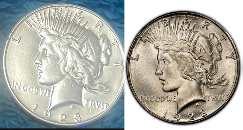 1895-O-Morgan-Dollar-And-1928-S-Peace-Dollar-Grading