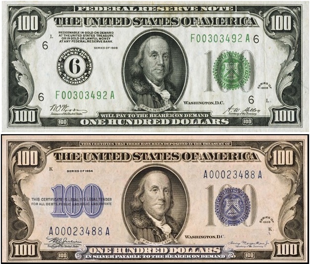 1928-Blue-Seal-100.00-Bank-Note