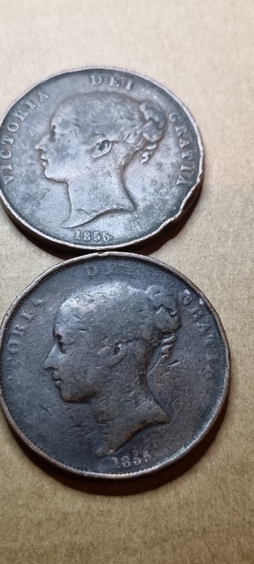 1855-Queen-Victoria-Penny-Strange-Date-Varieties