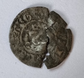 English?-Silver-Hammered-Half-Penny-?-ID-Help