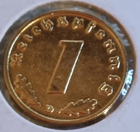Gold-Plated-?-Nazi-1-Pfennig-Coin-1939