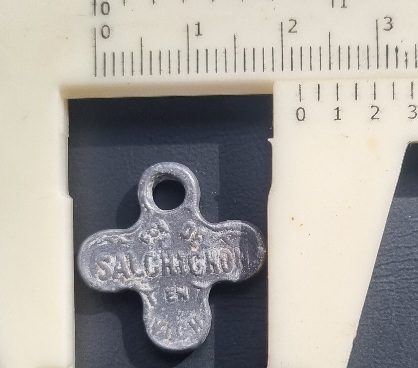 Lead-Cross-Shape-Medal-Token-?