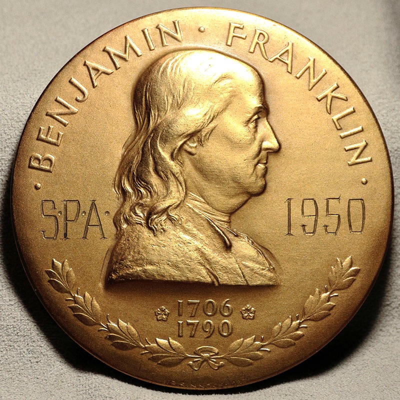 1932-33-John-Sinnock-US-Mint-Benjamin-Franklin-Bronze-Medal