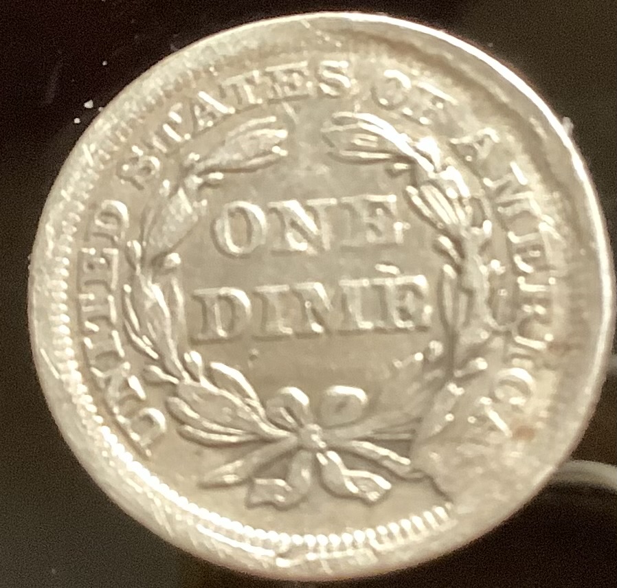 Seated-Liberty-Dime-1853-F-106B--!