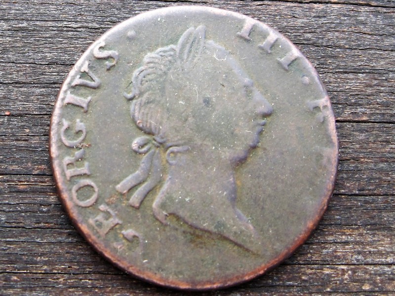 George-III-Irish-Halfpenny,-Contemporary-Counterfeit-Or-Regal?