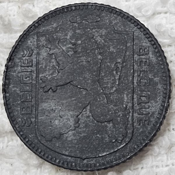 Attempting-A-Conservation-Of-A-Zinc-Belgium-1-Franc-Coin.