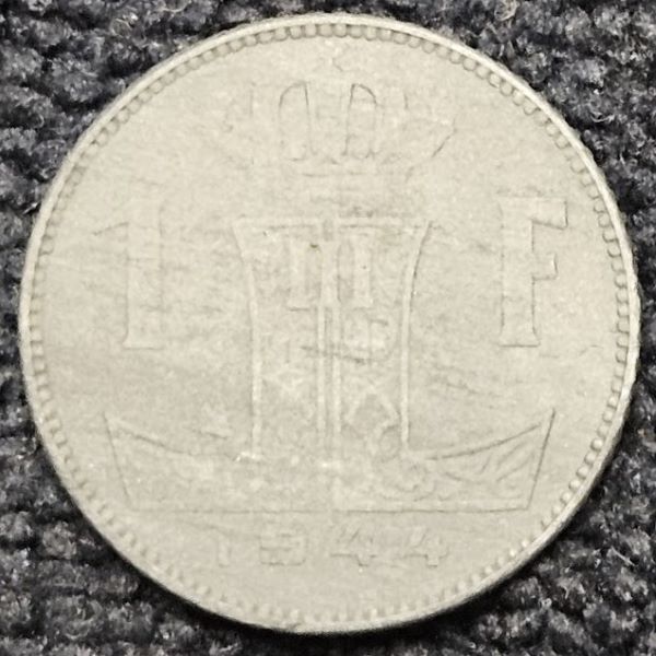Attempting-A-Conservation-Of-A-Zinc-Belgium-1-Franc-Coin.