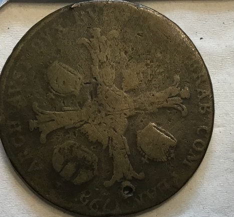 1796-French-Coin-The-Coin-Has-Crowns-On-The-Back-Side