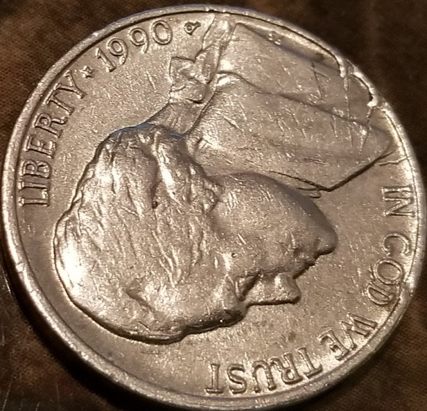 1990-P-Jefferson-Nickel-With-Multiple-Die-Streaks