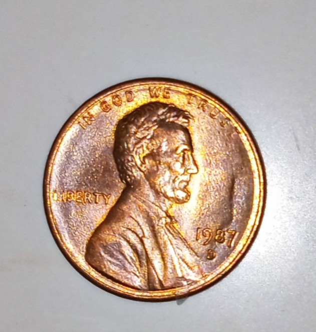 1987-D-Penny,-Obverse-Double-Die-And-Reverse-Double-Die