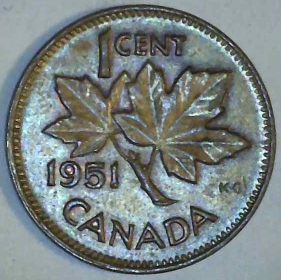 1951--Canadian-1-Cent