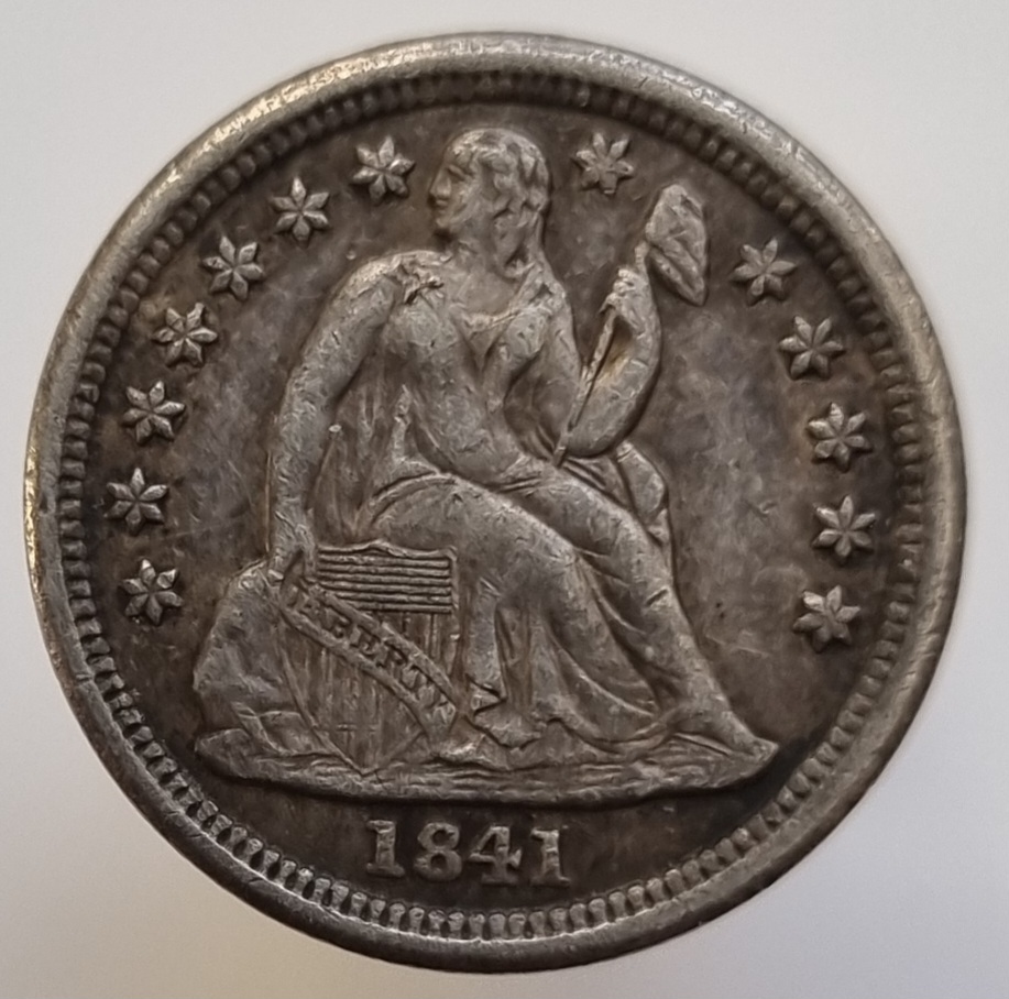 1841-O-Liberty-Seated-Dime