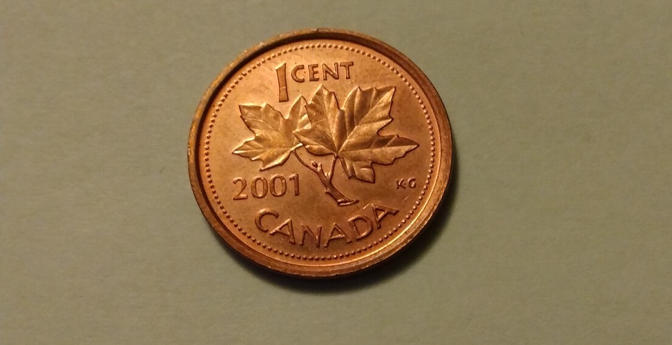 2001-1-Cent-Canadian-Coin