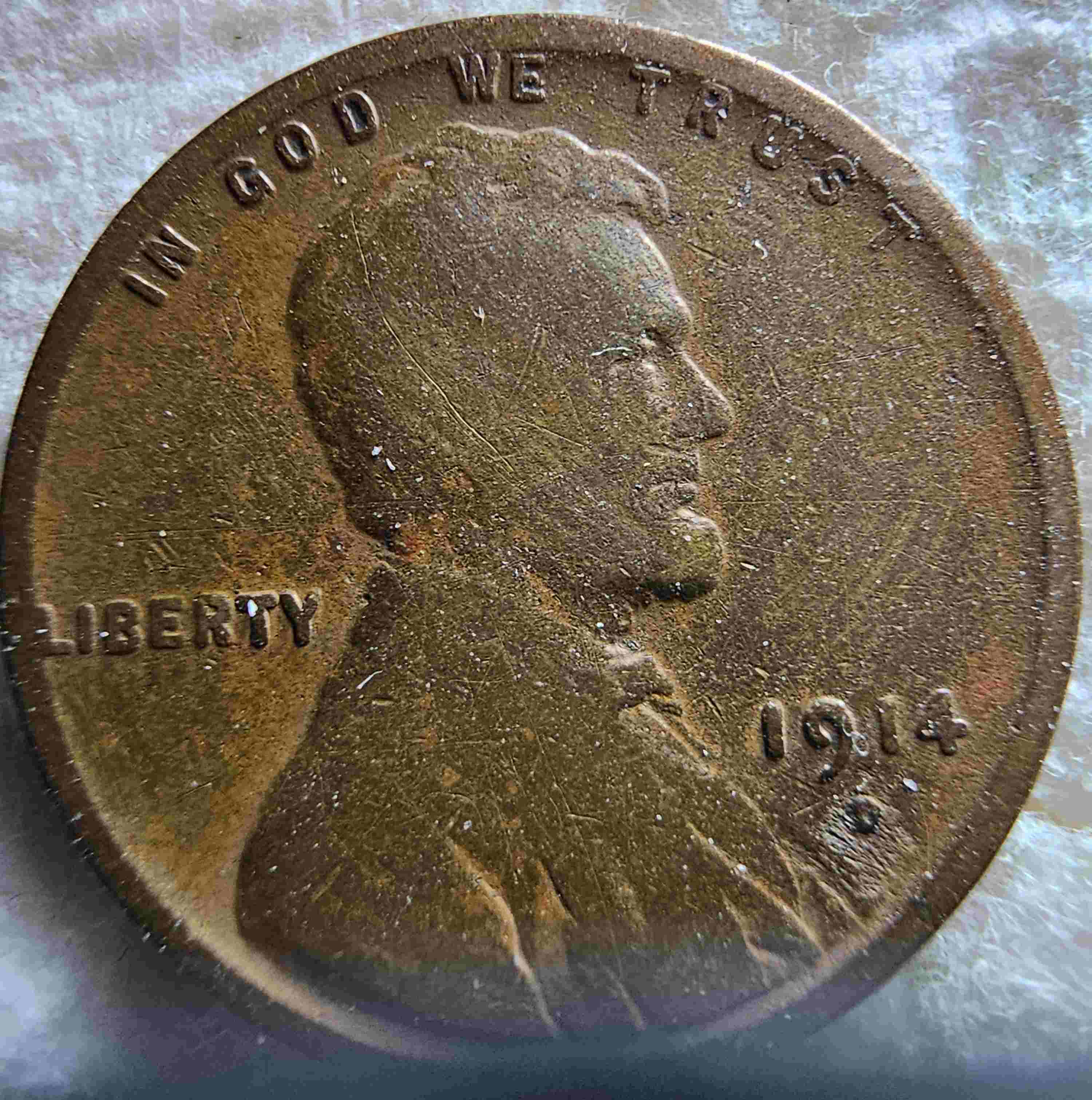 1914-D-Lincoln-Cent-With-Gouging-For-Grading-And-Value-Opinions