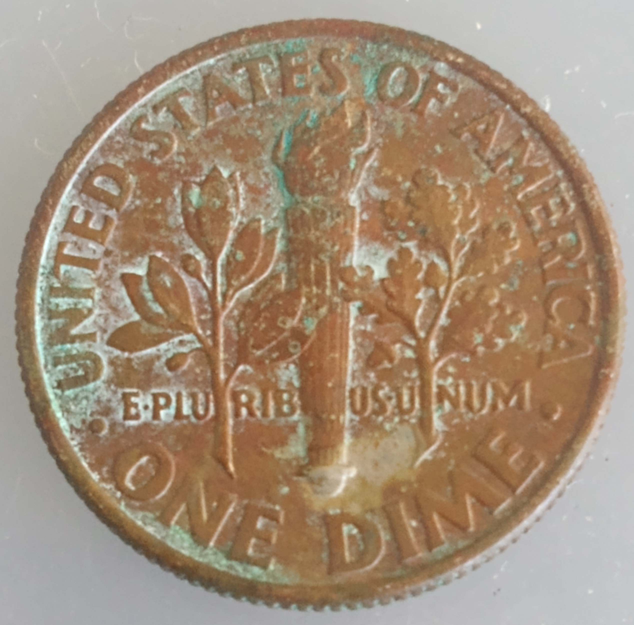 2007-Dime-Clad-Error-Front-And-Back-Weighs-2.3-Grams