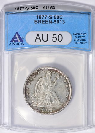 1877-S-Seated-Half-For-Grading