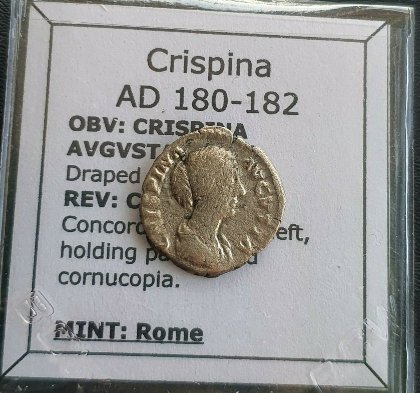 First-Coin-Of-2022-Ad.-Bruttia-Crispina.