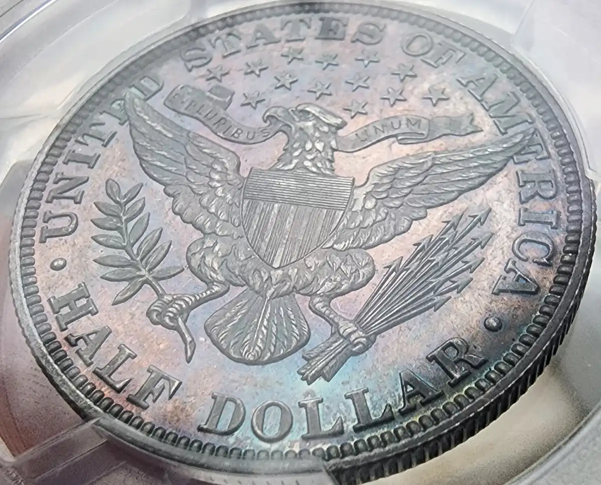 1892-Barber-Half-Dollar---Please-Evaluate-The-Toning-For-Premium-And-Type