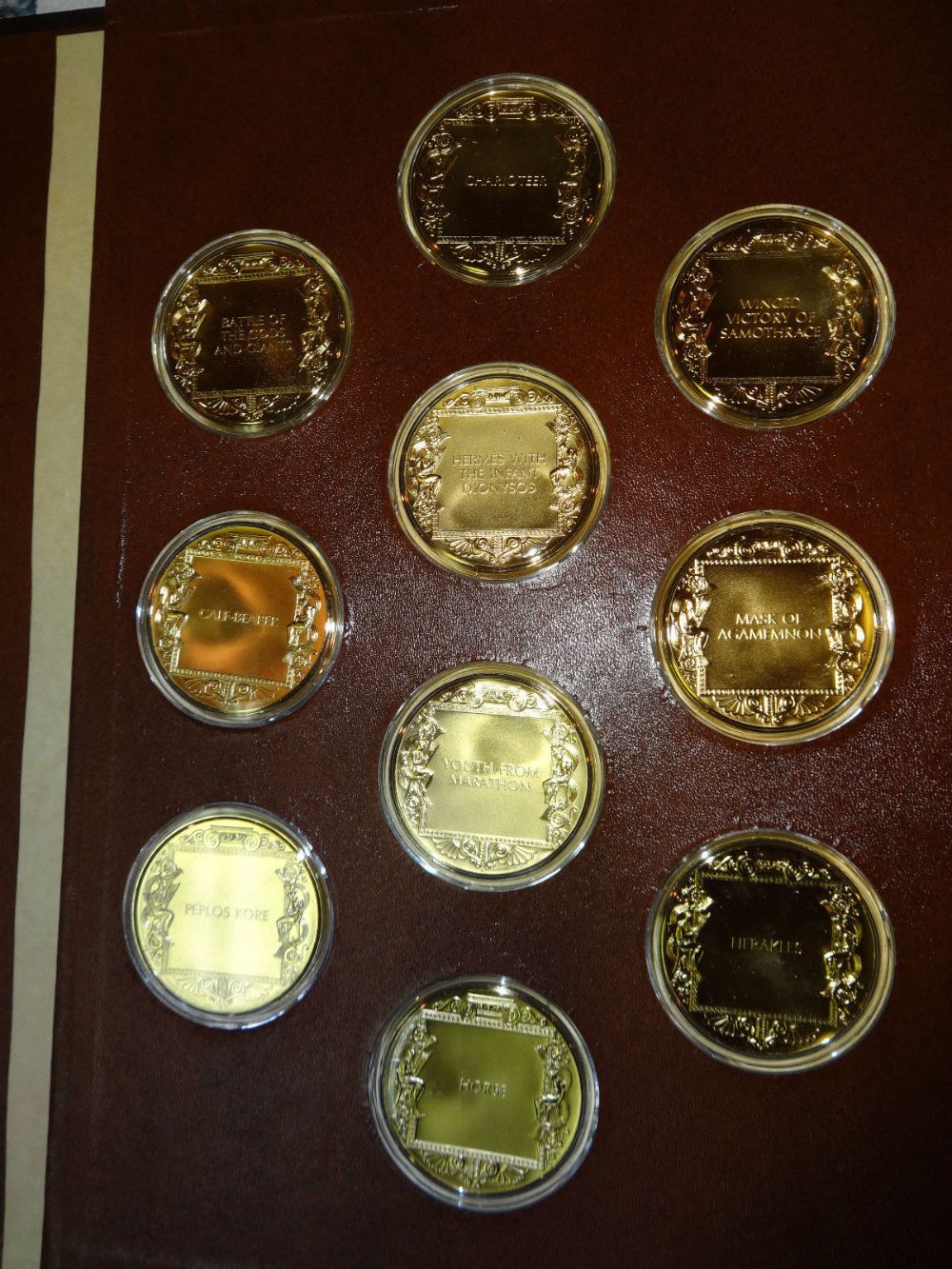 Large-Gold-Electroplated-Medallion-|-Franklin-Mint-Medals
