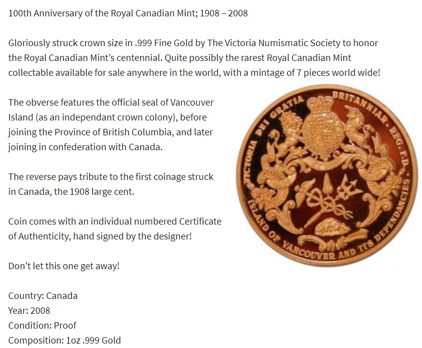 Question:-100th-Anniversary-Of-The-Royal-Canadian-Mint-Medal
