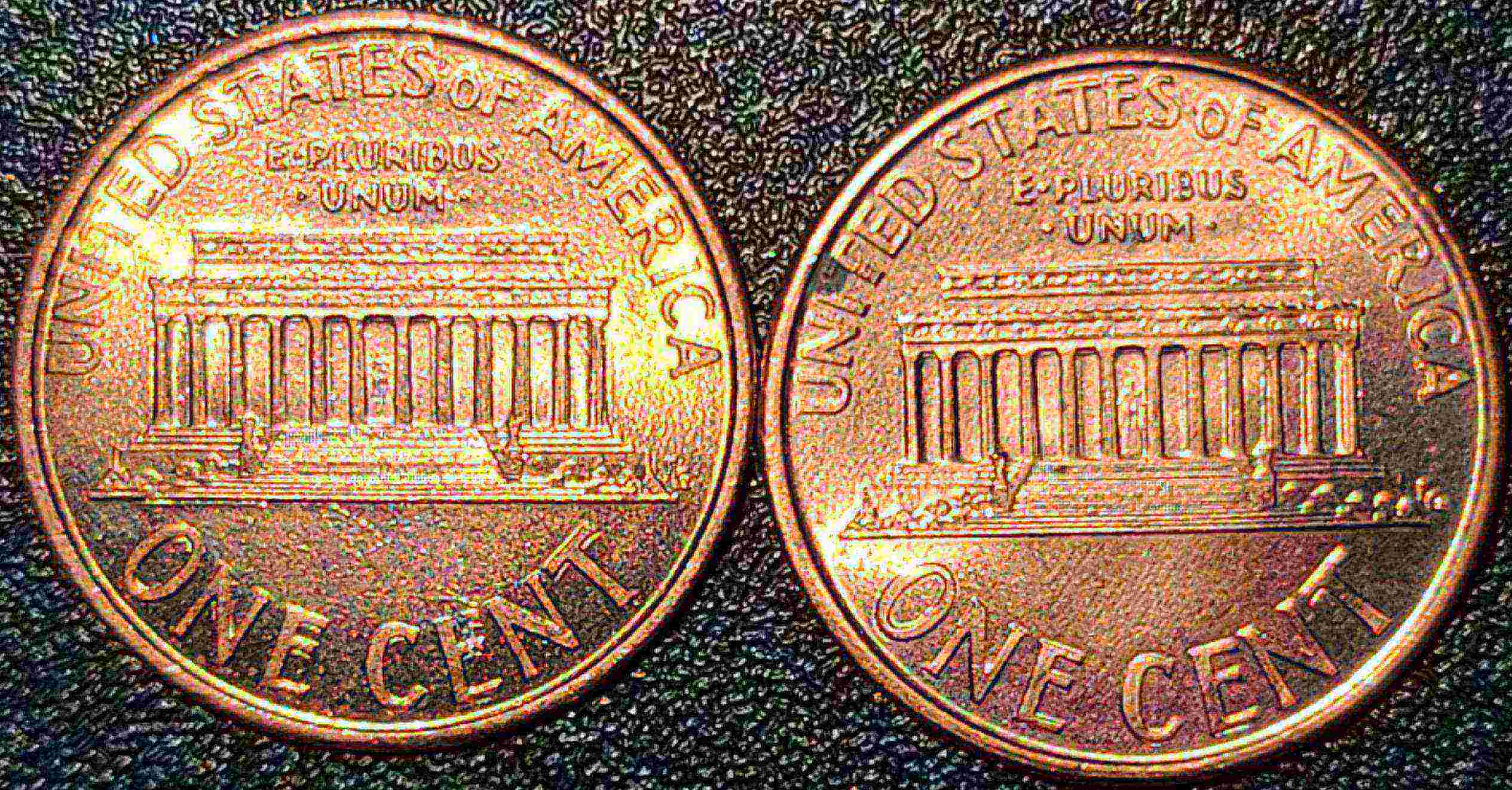 1994-D-Lincoln-Cent-With-Markings-On-Obverse