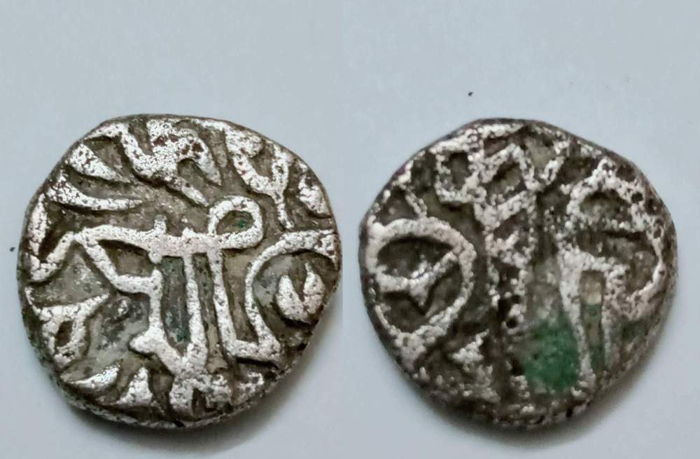 Coins-Of-India---Bull-And-Horseman-Coins-And-Some-Variants
